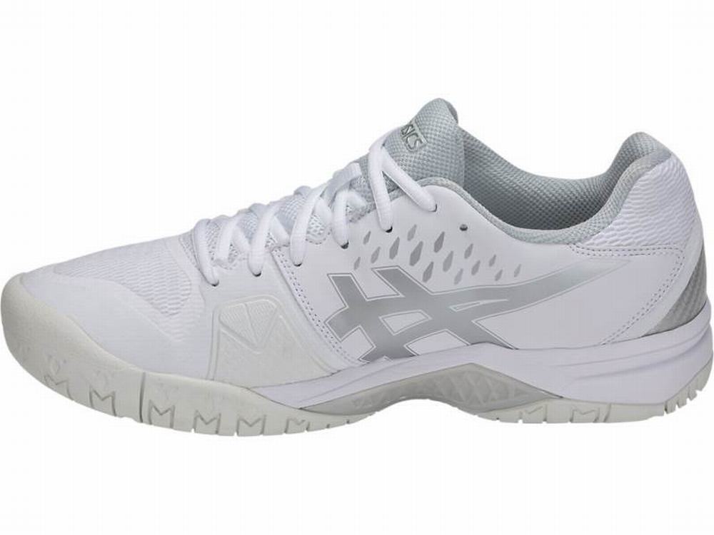 Chaussures de Tennis Asics GEL-CHALLENGER 12 Homme Blanche Argent | XSB-905176