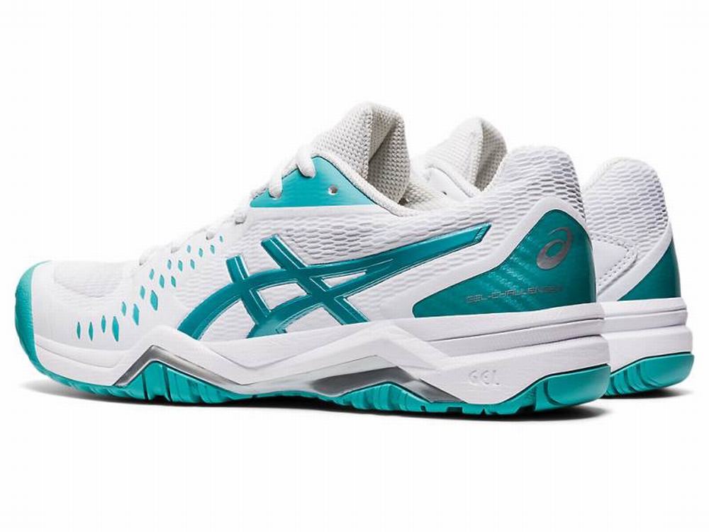 Chaussures de Tennis Asics GEL-CHALLENGER 12 Femme Blanche Bleu | ZCK-395218