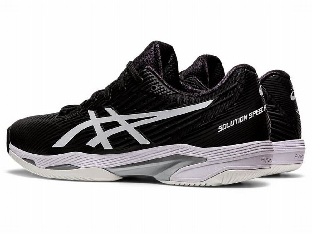 Chaussures de Tennis Asics SOLUTION SPEED FF Homme Noir Blanche | AQF-153820