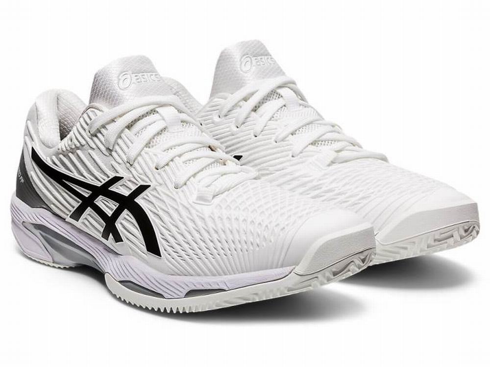 Chaussures de Tennis Asics SOLUTION SPEED FF 2 CLAY Homme Noir Blanche | BWL-916820