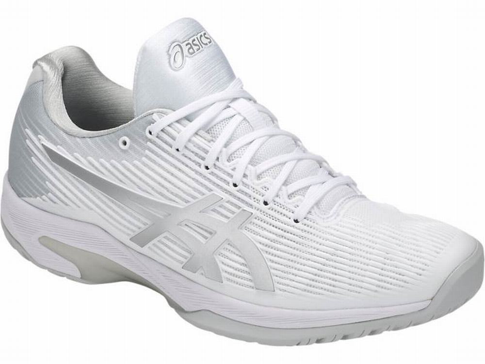 Chaussures de Tennis Asics SOLUTION SPEED FF Homme Blanche Argent | PXB-821530