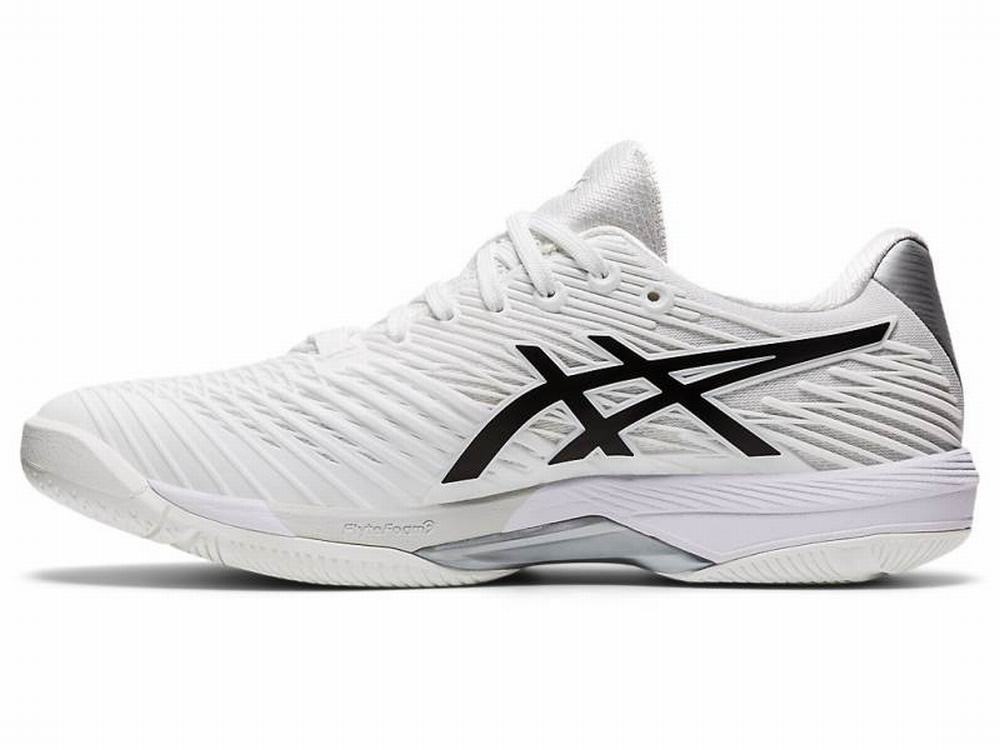 Chaussures de Tennis Asics SOLUTION SPEED FF Homme Noir Blanche | XVA-348710